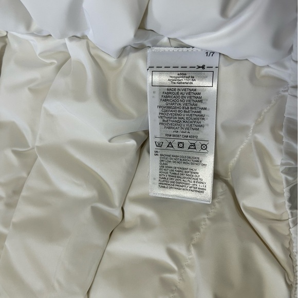 NWT Adidas Terrex My Shelter cold.rdy Jacket Women’s White Puffer Jacket Goose L - Picture 15 of 16
